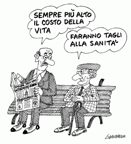 Vignetta di Giannelli dal Corriere della Sera