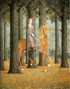 La firma in bianco (1965), di René Magritte